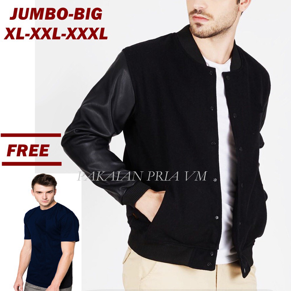 VM -  FREE KAOS BIG SIZE - JAKET JUMBO - JAKET BIG SIZE - Zipper + Hoodie Jumper