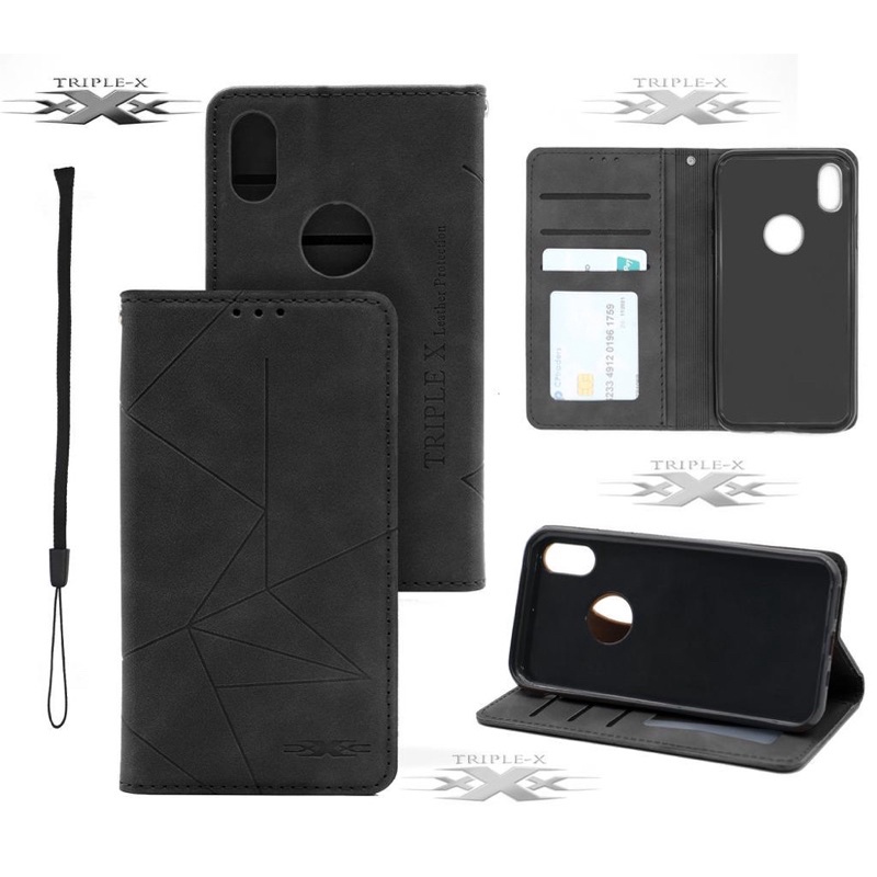 XIAOMI REDMI Note 3 4 4X 5 5A 5 PRO 6 7 PRO Flip Cover Magnet Bahan Asli Kulit