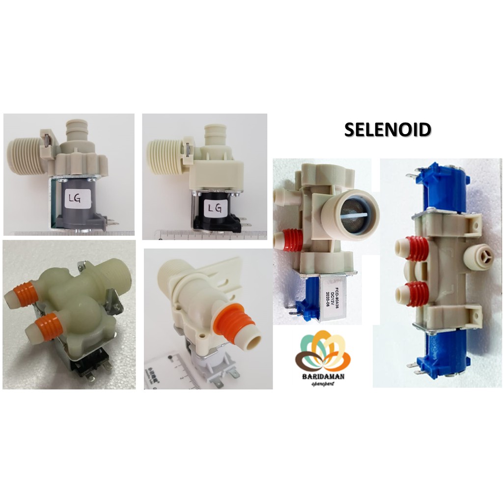 water inlet valve selenoid mesin cuci