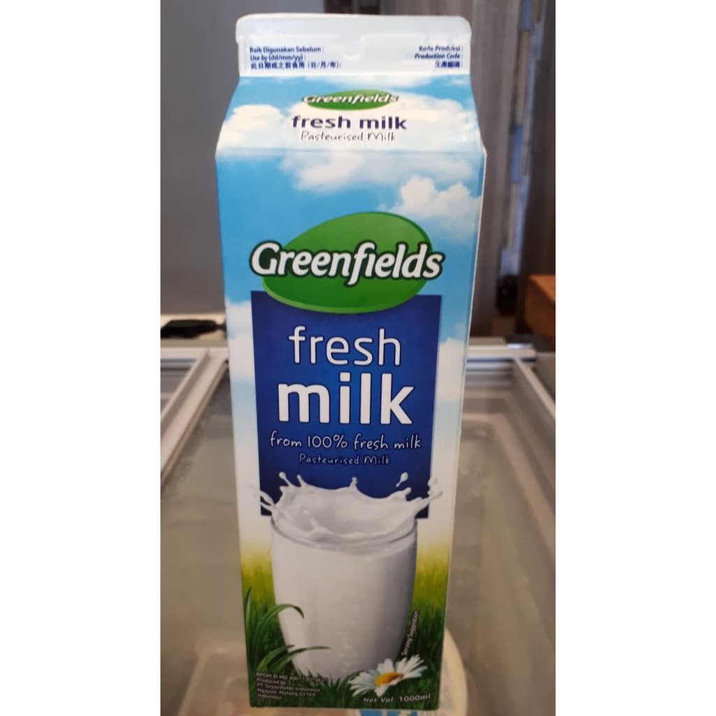 

SUSU SEGAR GREENFIELD - FRESH MILK 1ltr (DELIVERY INSTANT / SAME DAY) BANDUNG