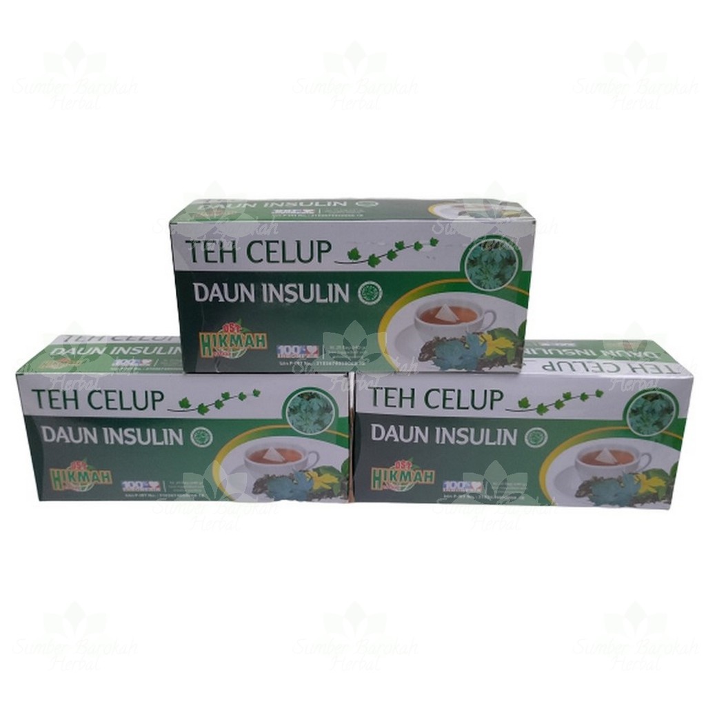 

Teh Celup Daun Insulin Hikmah isi 20 - Obat Diabetes - Teh Daun Insulin - Teh Herbal - Daun Insulin