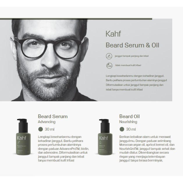KAHF Skin Care For Man Series