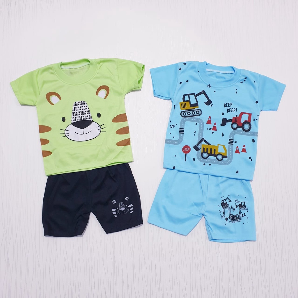 Baju Baby Gracia - 2 Pcs Setelan Anak Bayi Motif dan Warna Random