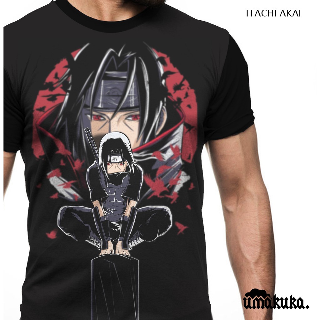 Kaos itachi naruto terlaris / itachi face / muka itachi naruto / kaos naruto terlaris