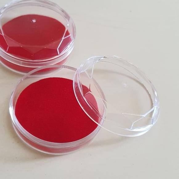 

▲ (Isi 12) Kotak / Box / Tempat Plastik Bulat 6cm Aksesoris Bros Rosario ♙