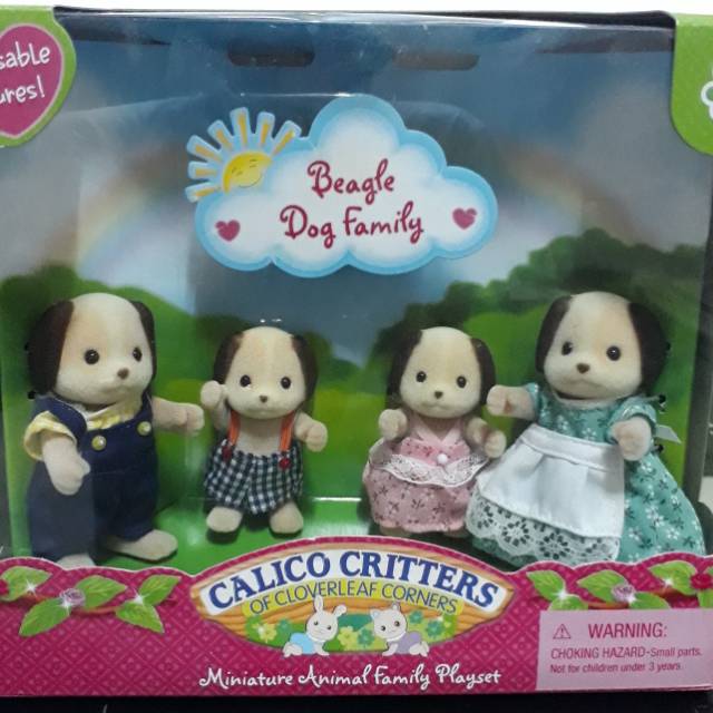 Sylvanian beagle dog family