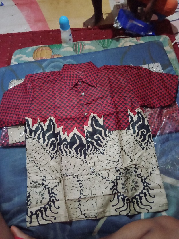 Couple Batik Keluarga || Setelan Couple Batik Ayah Ibu Anak Cewek