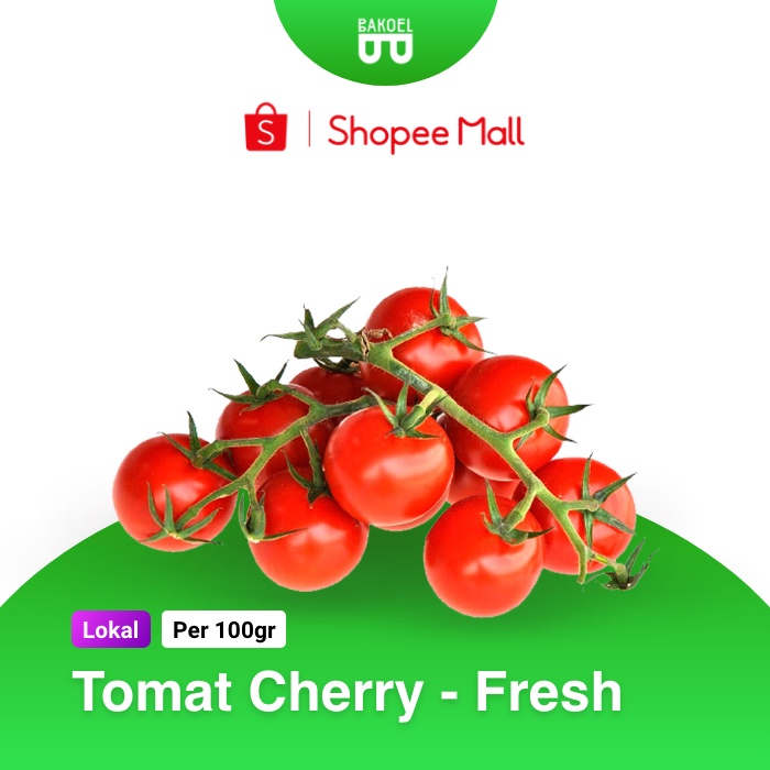 

Tomat Cherry Fresh (Harga Per @100gr) - Bakoel Sayur Online