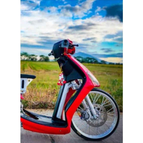 DEK COVER KUNCI KONCI KONTAK LEGSIL legsil CUSTOM COAK MIO SPORTY/SMILE BODY KASAR TENGKI LAMPU TROMOL YAMAHA BAN JOK KNALPOT BODY SEAT