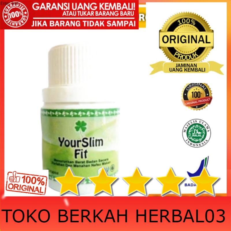 100% ASLI Your Slim Fit Original Suplemen Herbal Pelangsing Badan Terbaik - YourSlim Fit