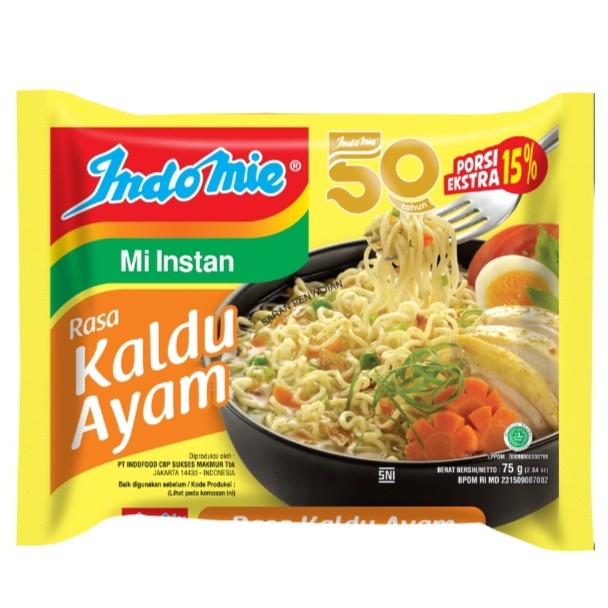 

Indomie mi instan kaldu ayam 75 gr