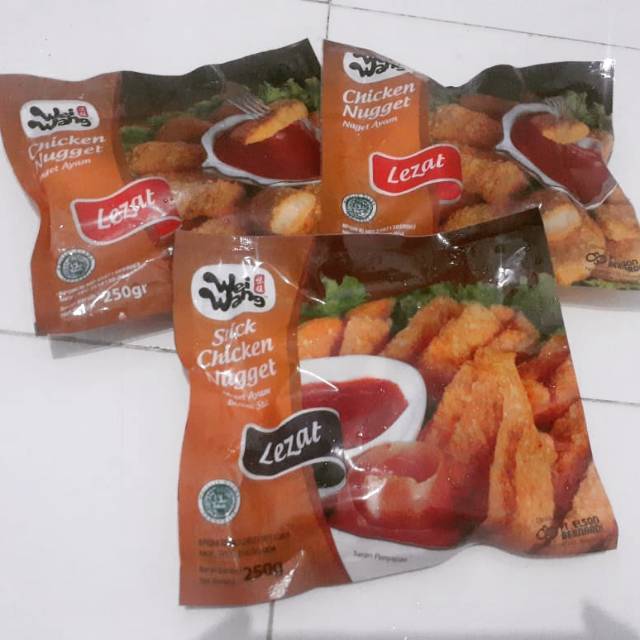 WeiWang Chicken Nugget dan Stick Chicken Nugget 250gr