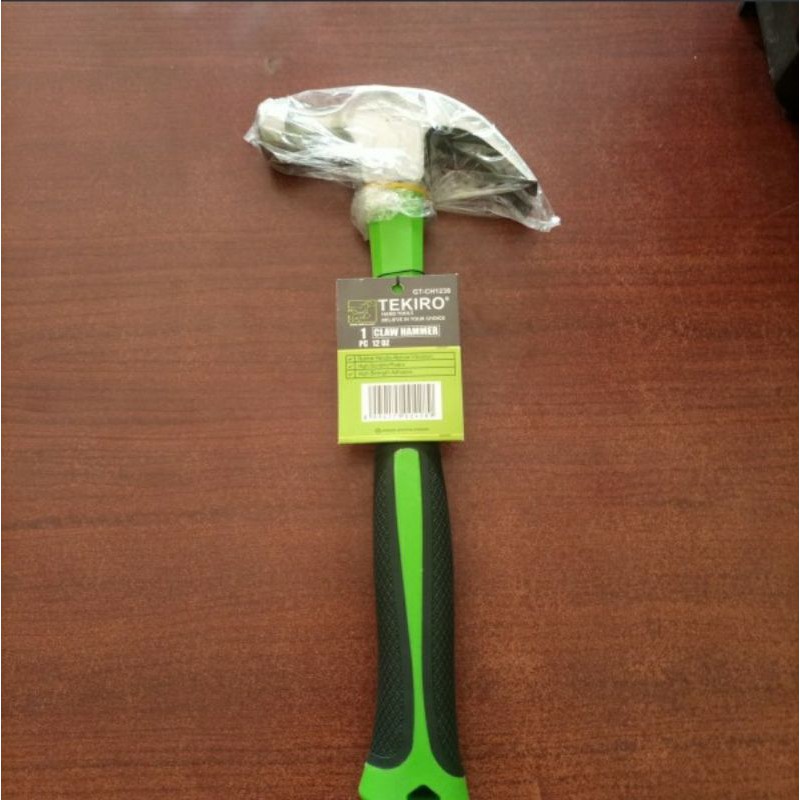 Tekiro palu kambing / besi gagang fiber ukuran 12 oz TEKIRO GT-CH1238 palu cabut paku
