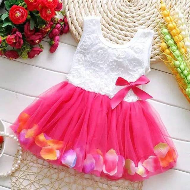 TM IMPORT Dress Gaun Anak Perempuan with Tutu