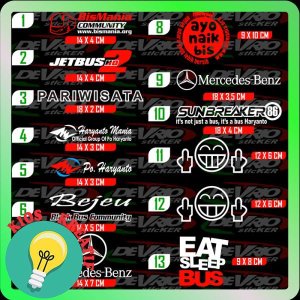 

Murah Stiker Bismania (Cutting Sticker) Murah Banyak Pilihan