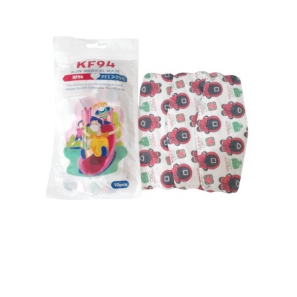 Masker Anak Karakter Earloop 4Ply Isi 10 PCS Import Real Pict AccFashionMurah