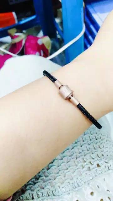 FF Gelang Tali Kawat Anti Air Waterproof Untuk Charm Liontin Mainan atau Emas Hongkong