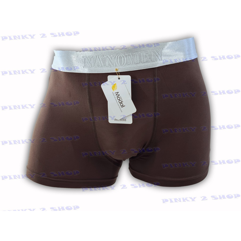CELANA DALAM PRIA BERKUALITAS CD CELANA BOXER LAKI-LAKI DEWASA NANOMEN/RAPOLO UKURAN M,L,XL,XXL