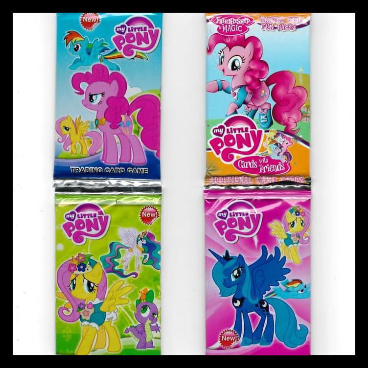 My Little Pony mainan Trading Card Game 