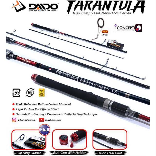 JORAN PANCING DAIDO TARANTULA 602 FUJI...DRAG 15 KG