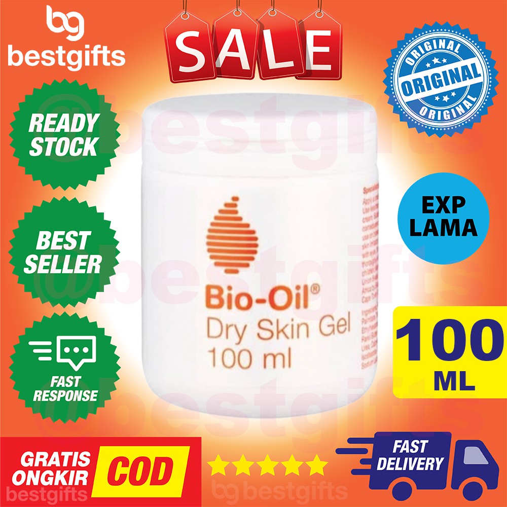 BIO OIL BIOOIL 100ML 100 ML DRY SKIN GEL JEL PERAWATAN KULIT KERING PENGHILANG BEKAS LUKA HITAM