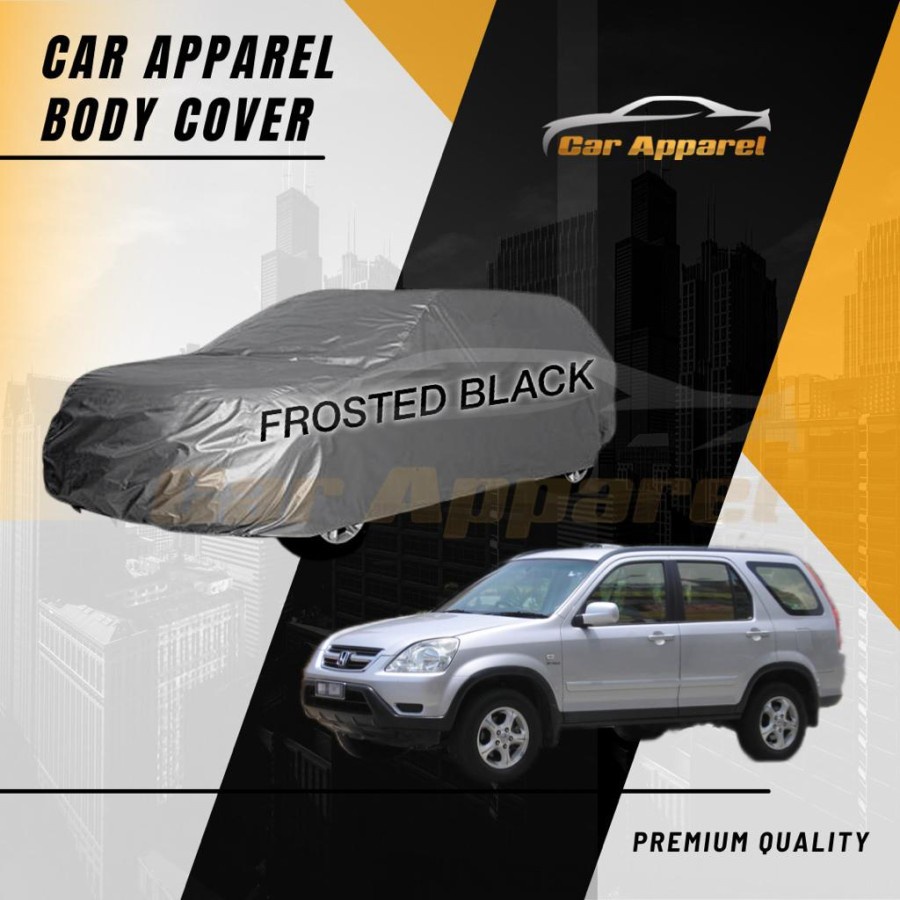 Sarung Mobil CRV Gen2 2001-2006 Black Premium / Body Cover CRV Gen2