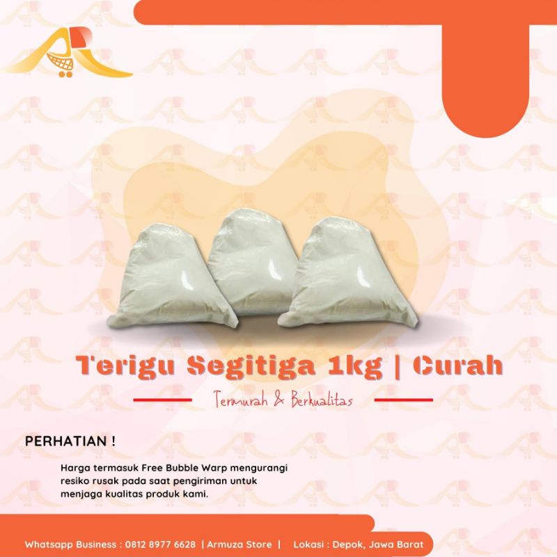 

Terigu Segitiga Biru 1kg | Kiloan
