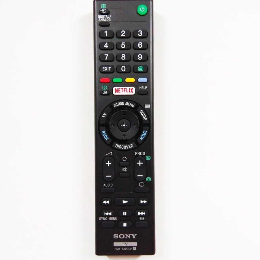 REMOT REMOTE SMART TV SONY LCD LED RMT TX200P TX201P NETFLIX ANDROID ORIGINAL