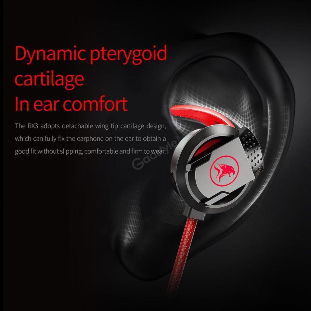 PLEXTONE Mowi RX3 In-Ear Gaming Headset Dual Microphone Super Bass Active Noise Reduction