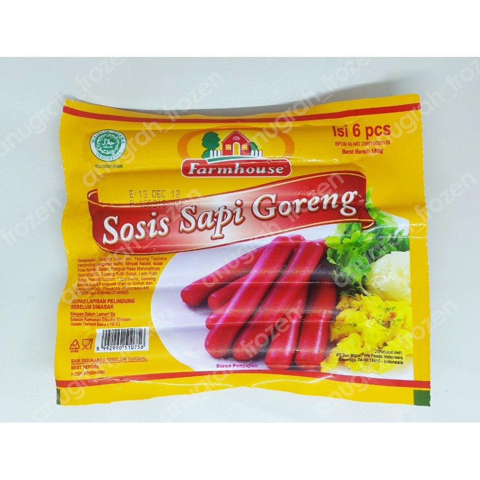 FARMHOUSE SOSIS  SAPI GORENG Shopee Indonesia