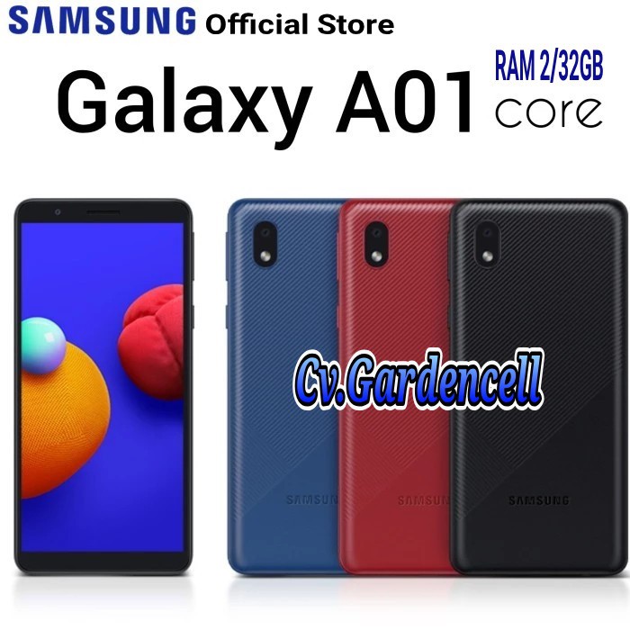 SAMSUNG GALAXY A01 CORE RAM 2/32GB GARANSI RESMI SEIN