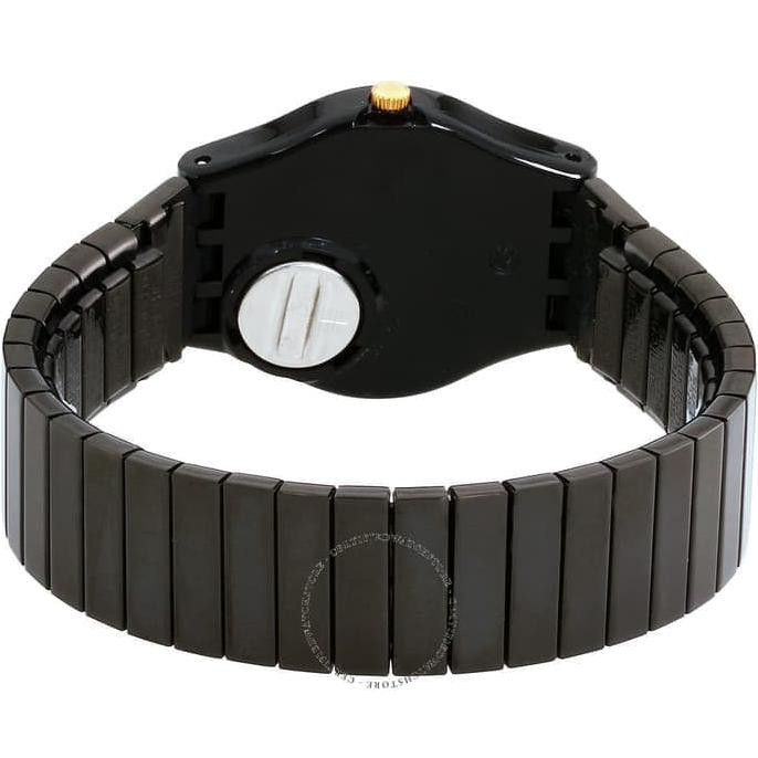 KUALITAS TERBAIK SWATCH ANALOG JAM TANGAN RANTAI WANITA LB181B POSH N'FLEX ORIGINAL TERLARIS