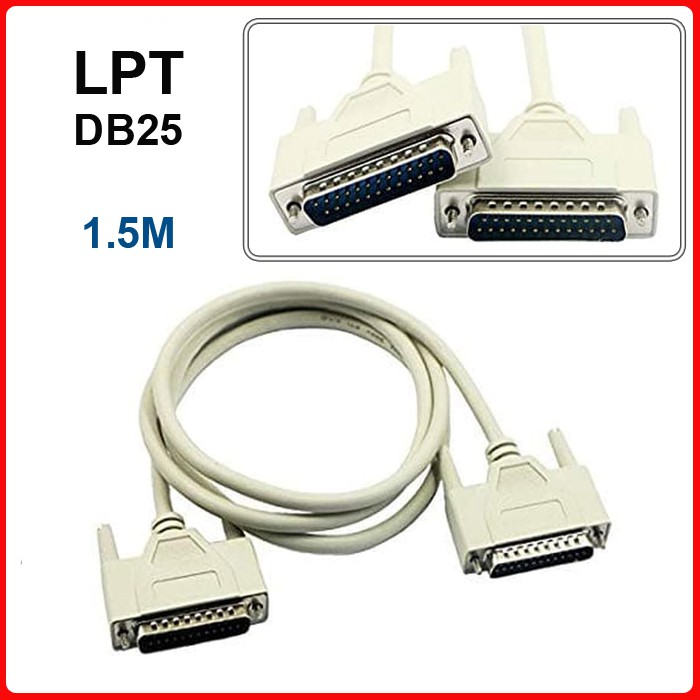 Kabel LPT parallel Printer db25 male male