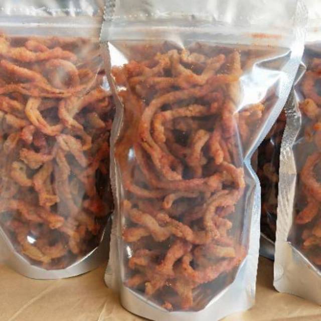 

Keripik usus pedas / usus ayam pedas 100g