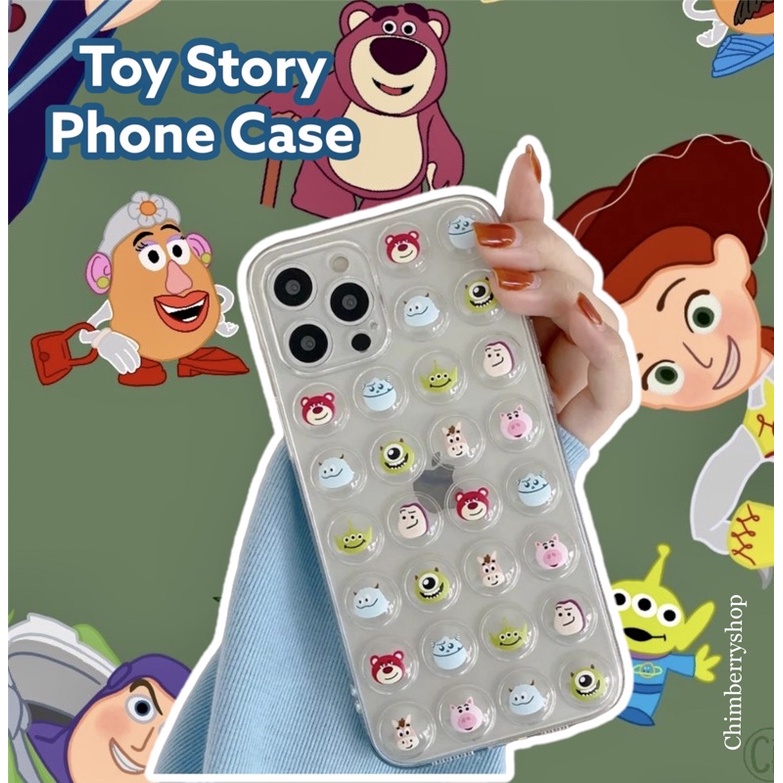 [ READY STOCK ] Soft Clear Pop Case Jelly Casing Bening monster inc toy story Lotso Mike IPHONE 11 P