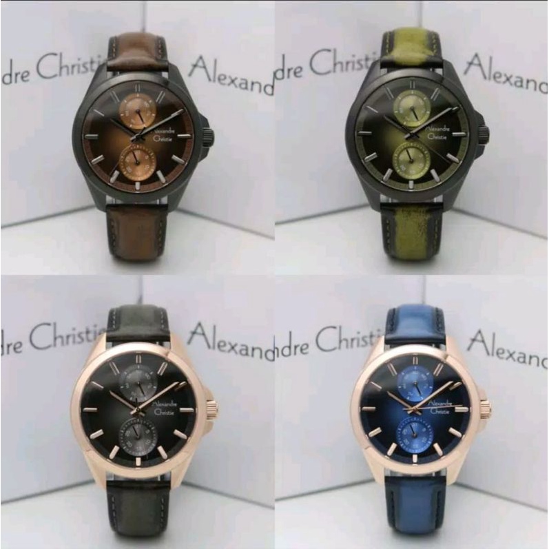 JAM TANGAN PRIA ALEXANDRE CHRISTIE  6573 AC 6573MF Ac 6573 ORIGINAL [ GARANSI RESMI 1 TAHUN ]