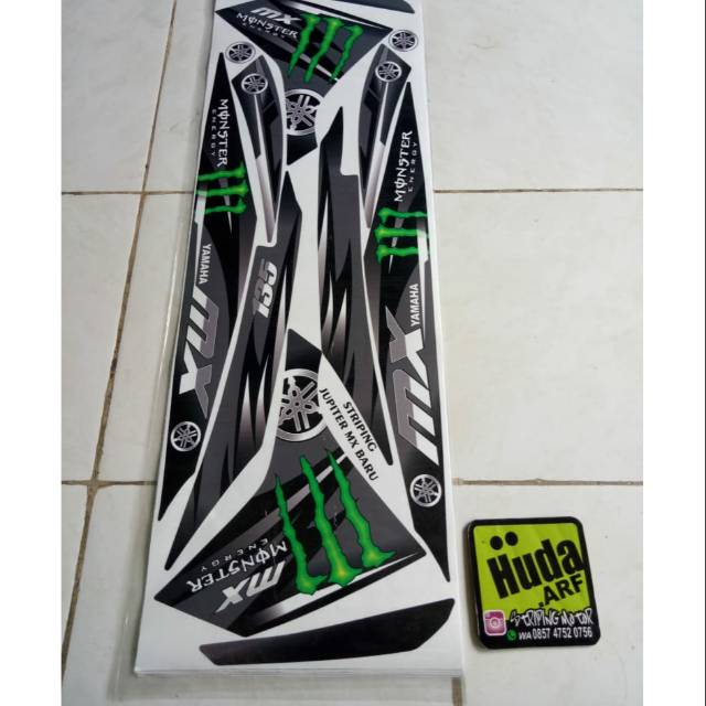 Striping fariasi jupiter mx new 135 motif monster