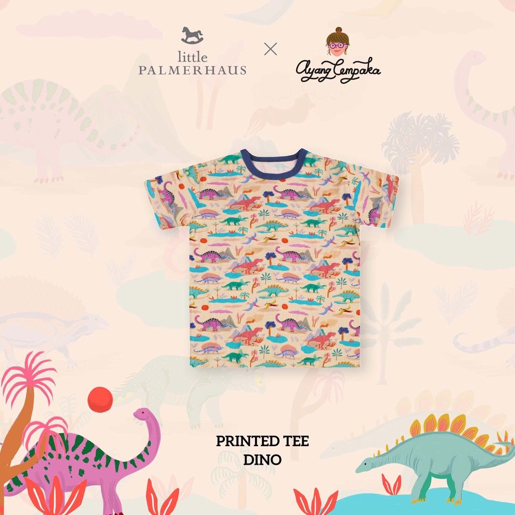 PROMO 7.7 PROMO BAJU LEBARAN PROMO MURAH HABISIN STOK Little Palmerhaus Printed Tee Disney Edition x AYANG CEMPAKA x PALMERHAUS (Kaos Anak Kaos Bayi)