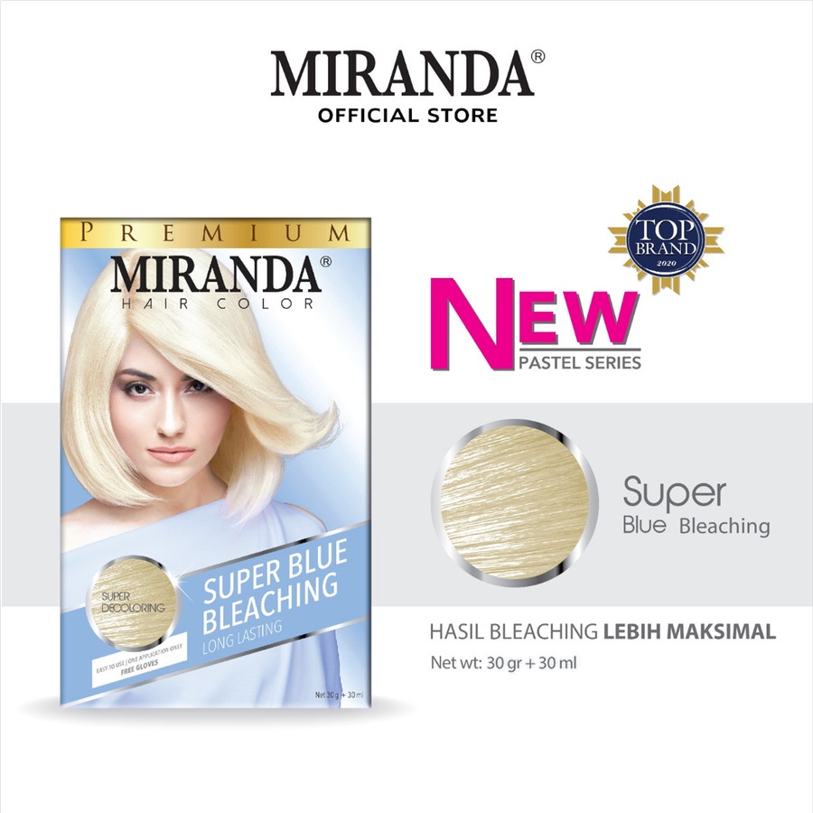 [PASTEL] MIRANDA SEMIR Hair Color Premium Pastel Series (Cat Rambut Permanen) - 30ml