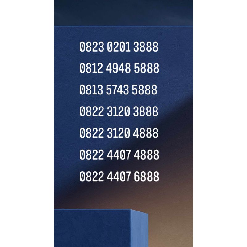 NOMOR CANTIK TELKOMSEL 888