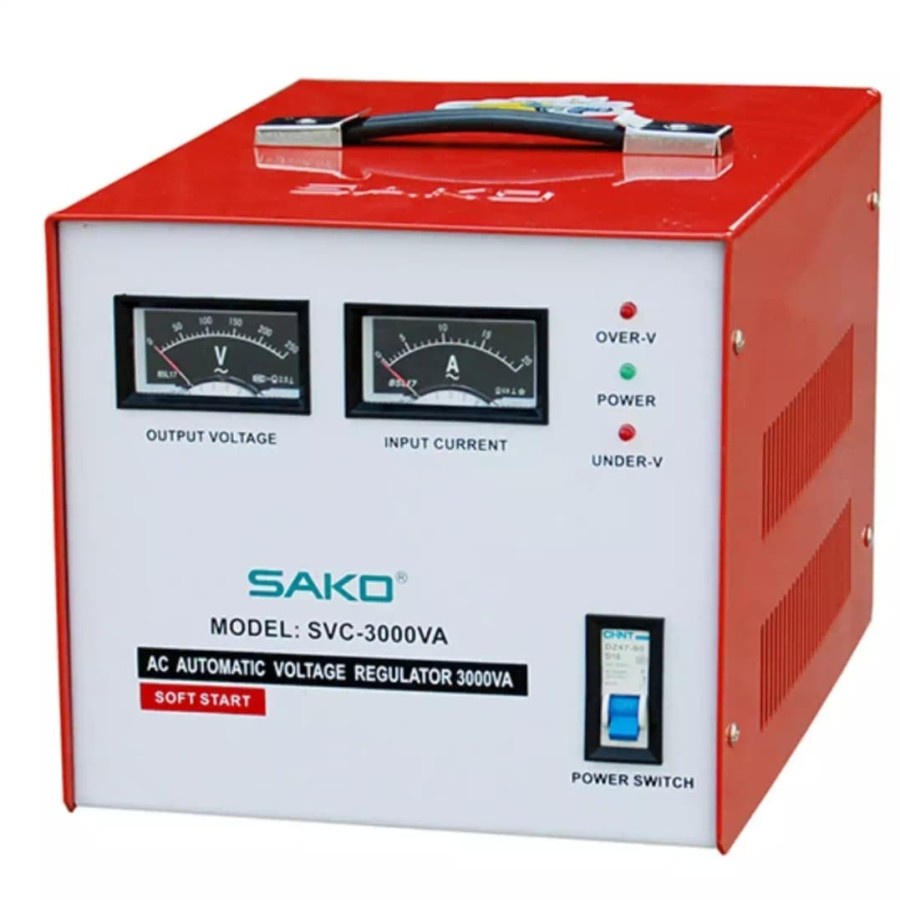 Stabilizer SAKO SVC 3000 Automatic Voltage Regulator SVC-3000 SVC-3000VA Stabil