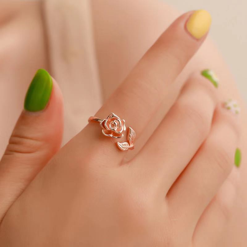 [COD] Cincin Wanita Motif Bunga Korean Aksesoris Fashion Import