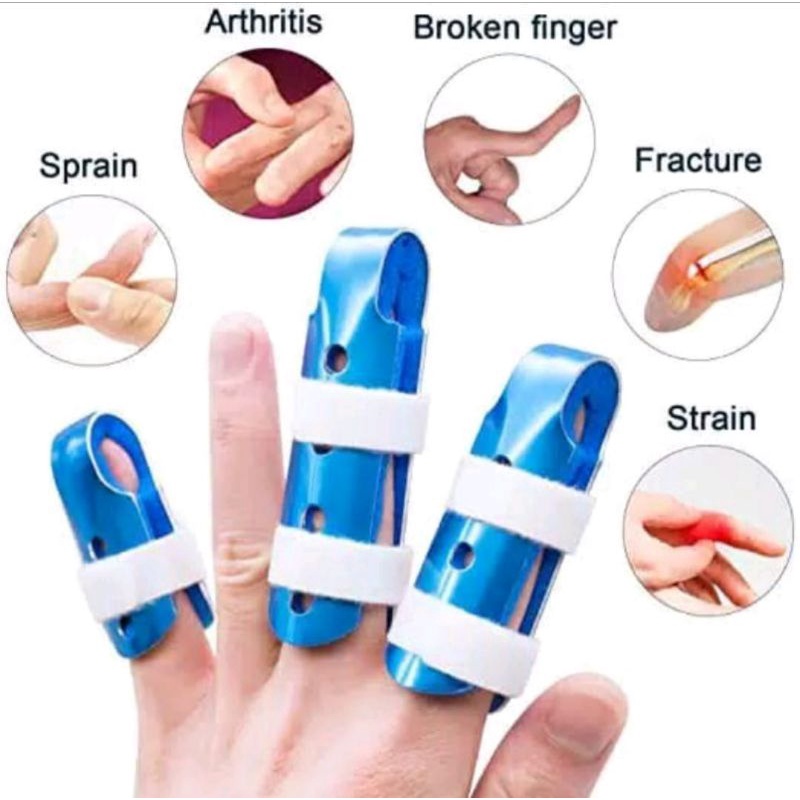 Finger Splint Mallet Pelurus Jari Trigger Finger Cedera  Penyangga Fiksasi