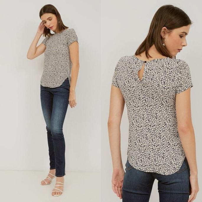 BLOUSE WANITA HM SHORTSLEEVE BLOUSE - BLOUSE WANITA LENGAN PENDEK - BLOUSE KATUN ORI BERKUALITAS