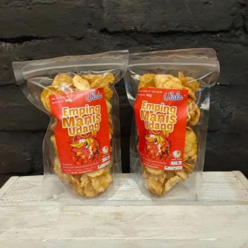 

HARGA PABRIK !! Emping Manis Udang by Ulala SKOMILL