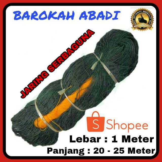 Jaring Pagar Ayam Lebar 1 meter Panjang 25 meter / Jaring Kandang Ayam / Jaring Serbaguna / Jaring Pagar Tanaman / Jaring Kebun