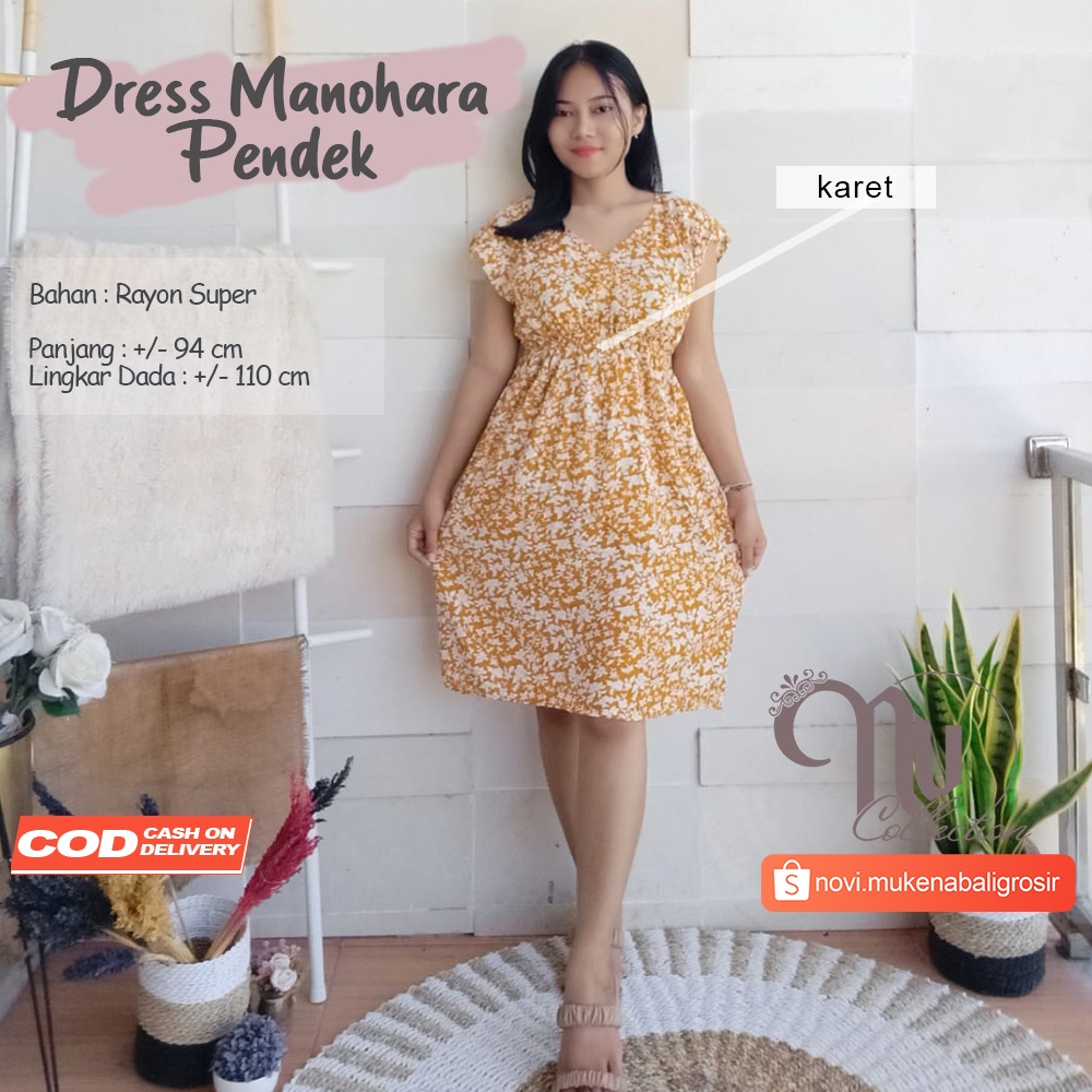 DRESS / DASTER BALI MANOHARA PENDEK