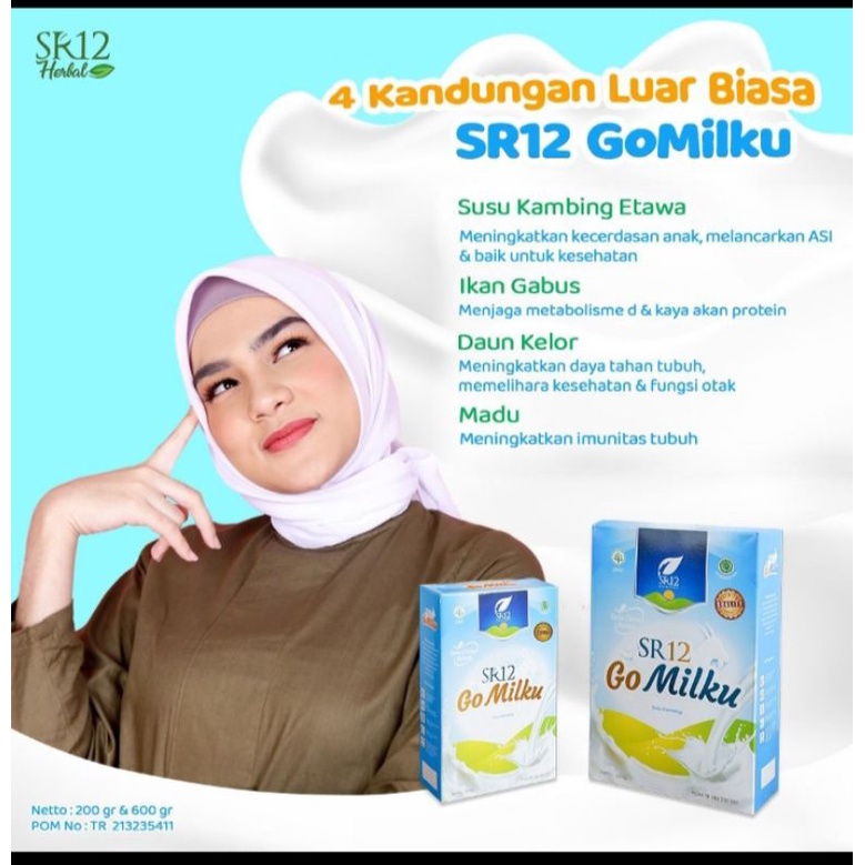 

Susu Kambing Etawa GoMilku SR12 Original 200gr
