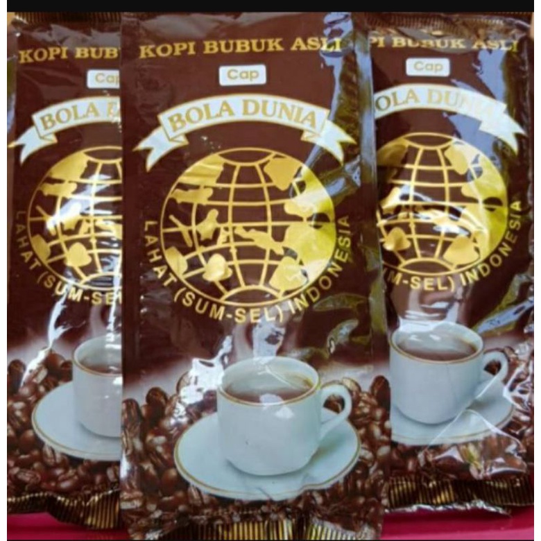 

kopi bola dunia ,Asli lahat,sumatra selatan,kopi murni isi 2 bungkus