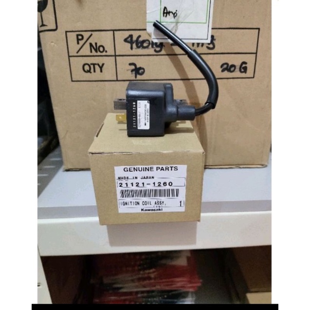 KOIL COIL NINJA 150 R LAMA PENGAPIAN AC ORI KMI ASLI 21121-1260